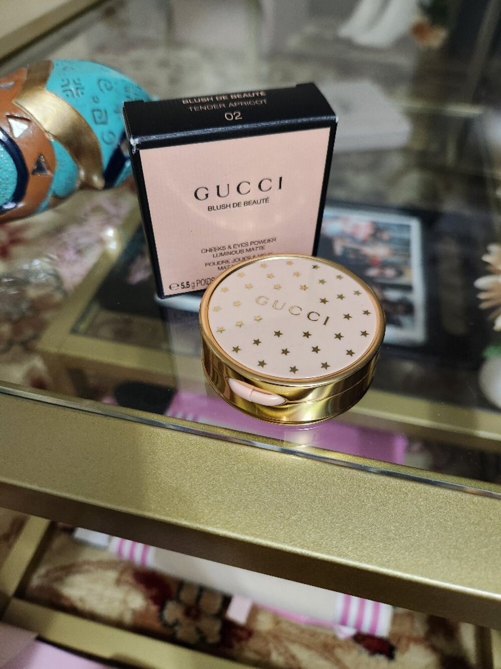 Gucci Powder Blush- 02 Tender Apricot